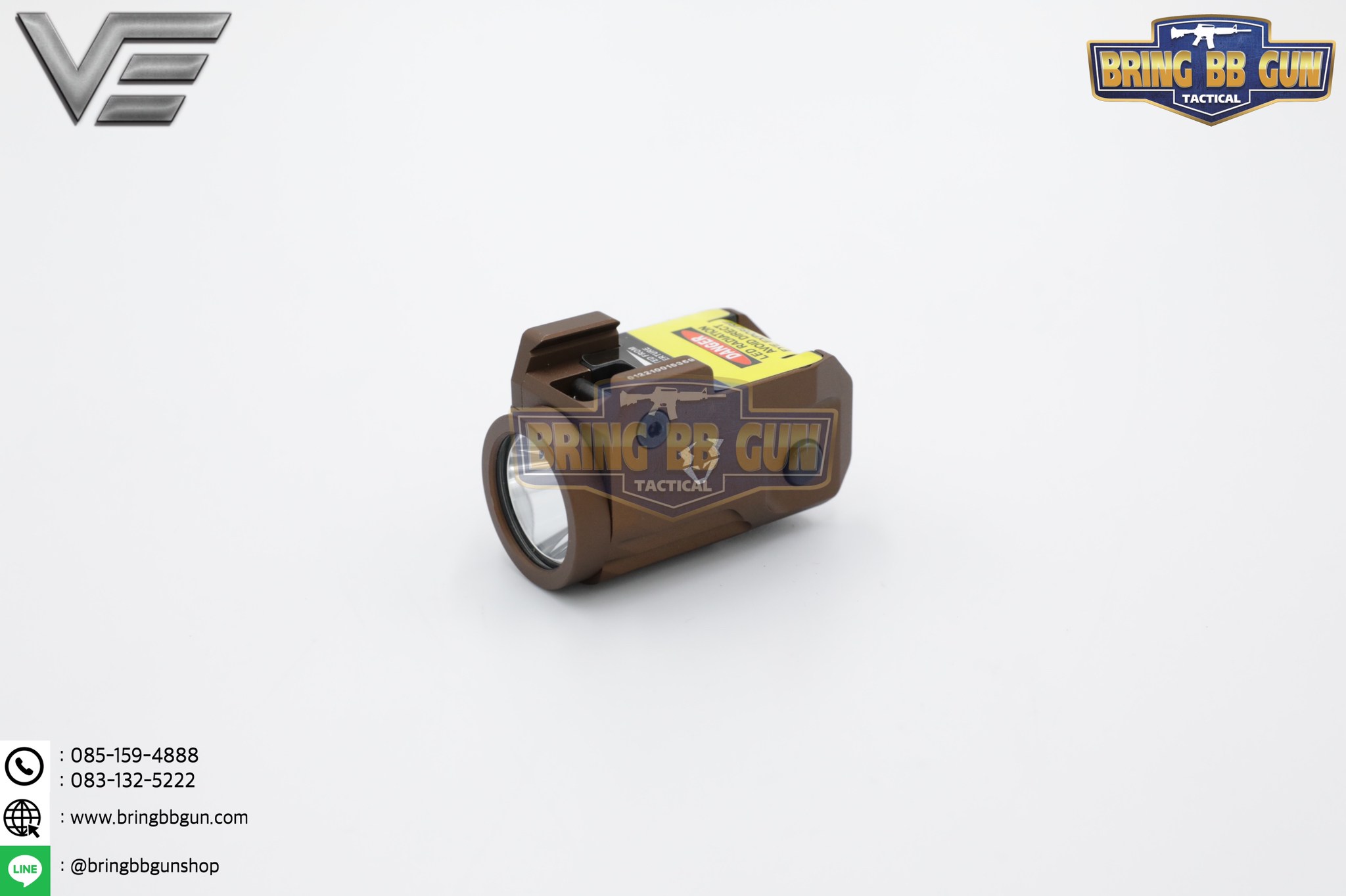 ไฟฉายติดปืน (Sub-Compact) ยี่ห้อ Vector Optics รุ่น Vaide Scrapper (Vaide Scrapper Sub-Compact Pistol Flashlight)