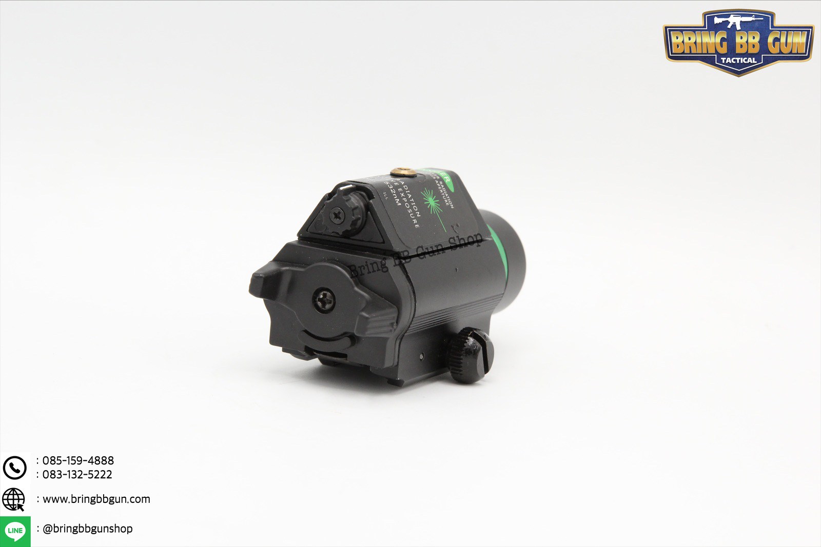 ไฟฉาย และ เลเซอร์ (สีเขียว) ติดปืน รุ่นM6อลูมิเนียม