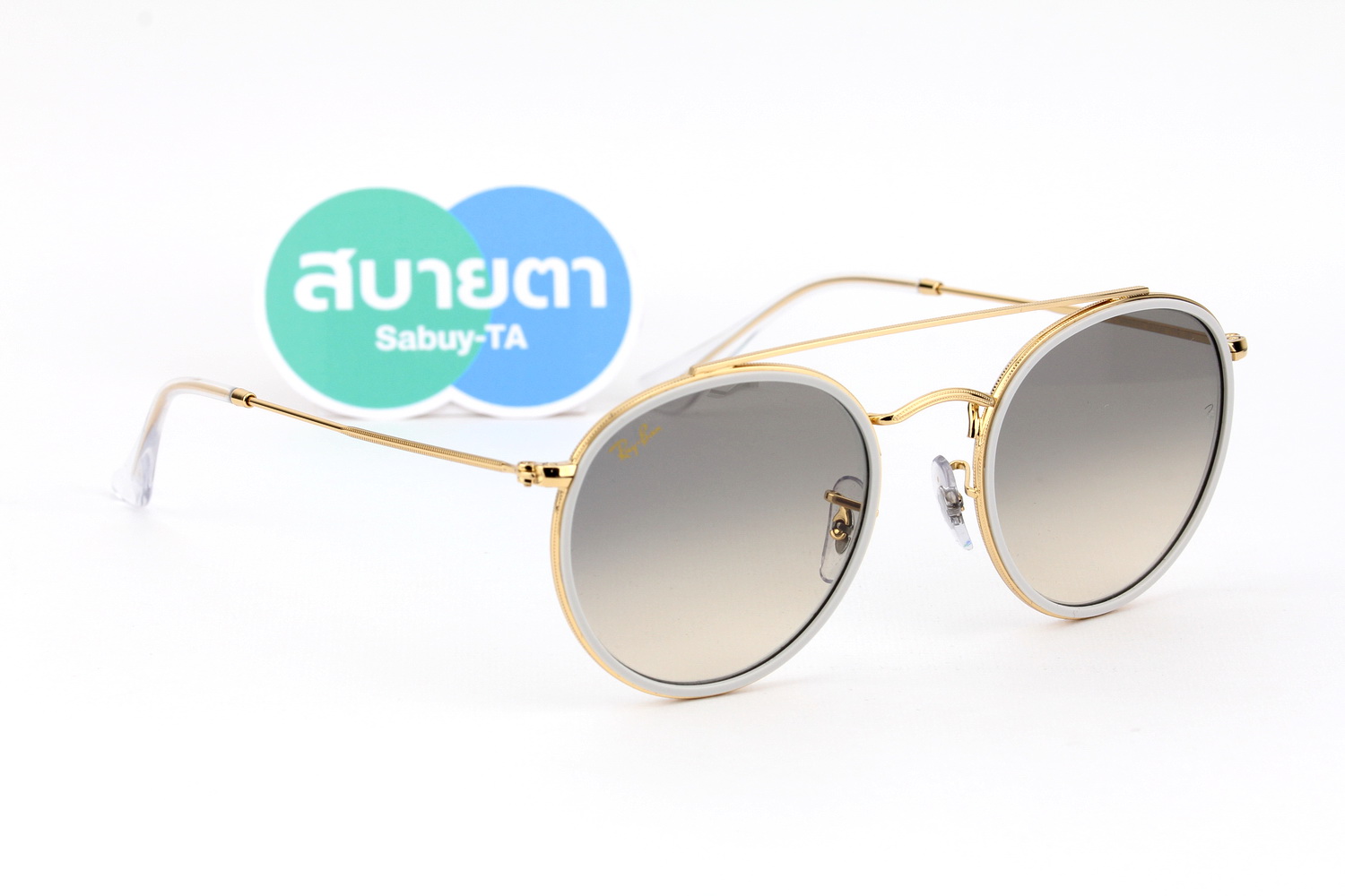 RayBan Round Double Bridge RB3647N 923632