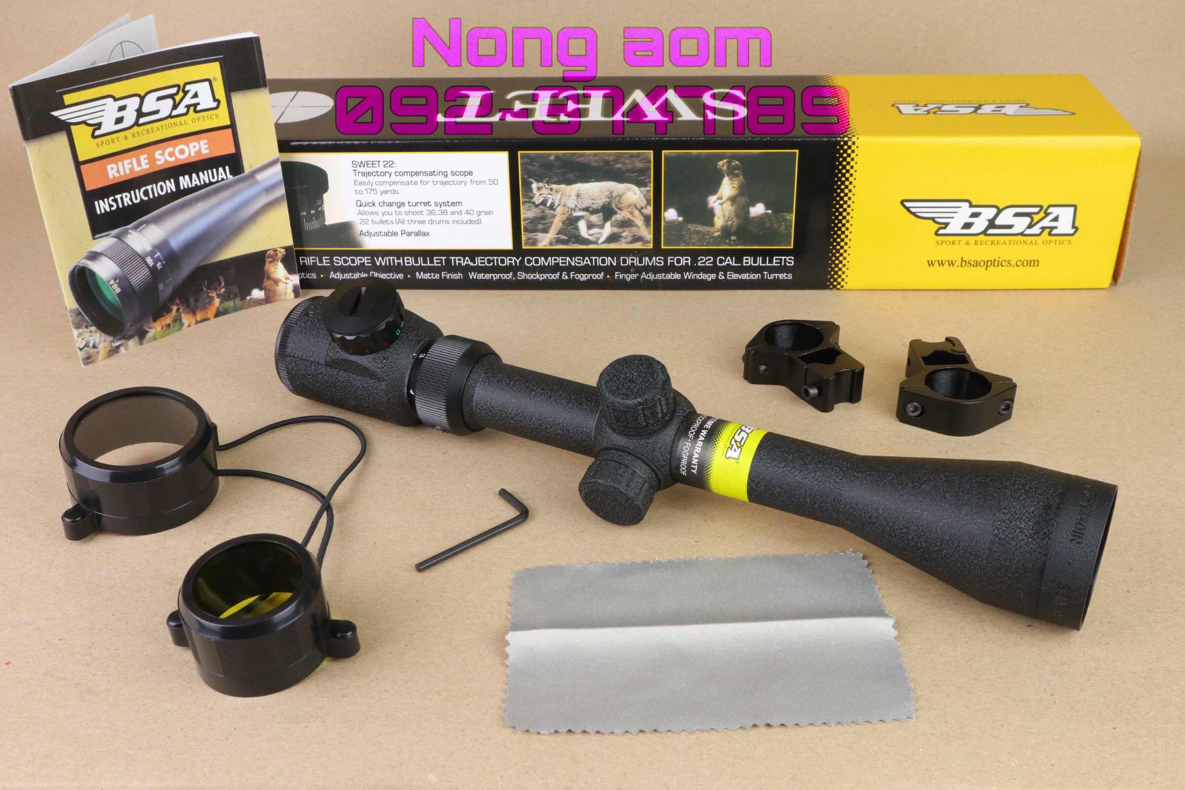กล้องติดปืน BSA 3-9x40EG