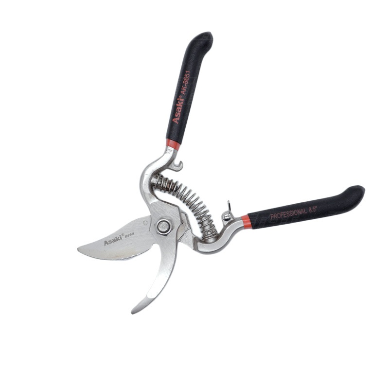 กรรไกรตัดแต่งกิ่งไม้ โลหะผสมนิกเกิล-เหล็ก 8.5 นิ้ว | AK-8651 | ASAKI
