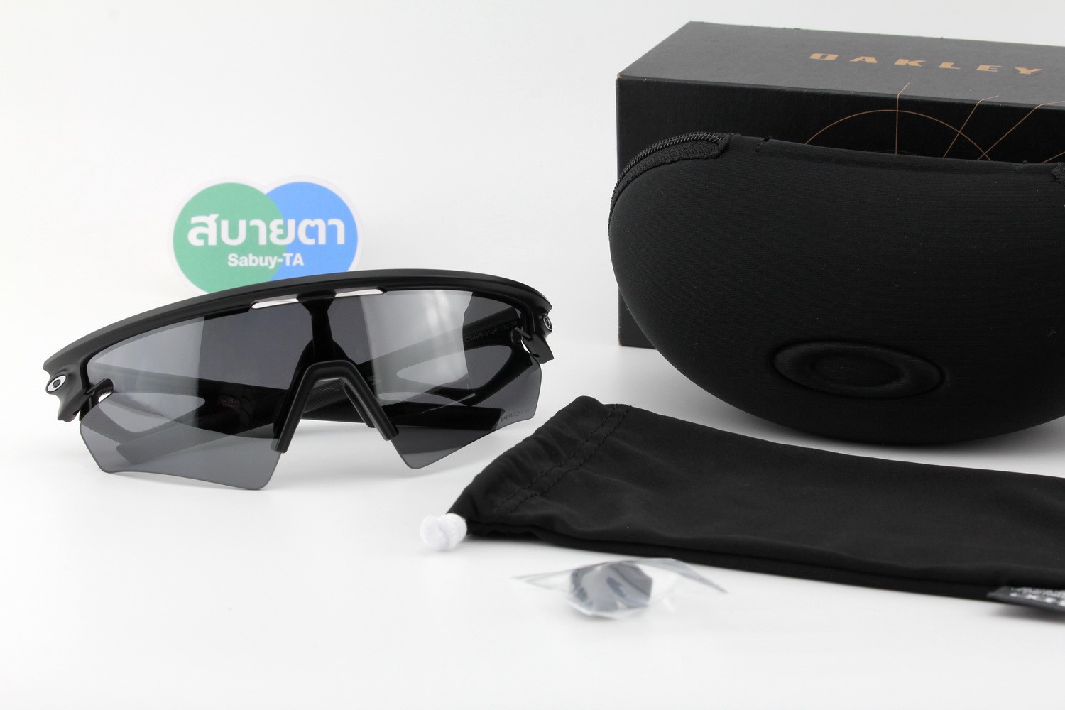 Oakley Sphaera Slash Matte Black / Prizm Black Polarized SKU#OO9499-01