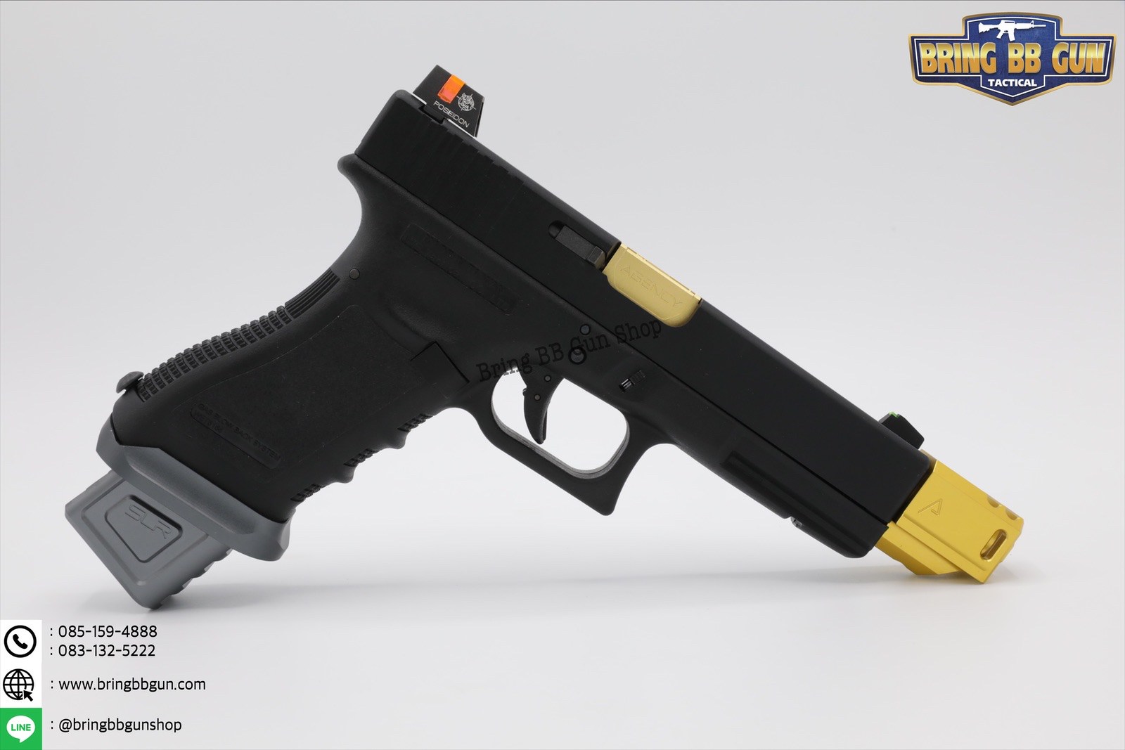 ศูนย์หน้า-หลัง Glock ยี่ห้อ Poseidon รุ่น Cyclops (Poseidon Cyclops Sight for Glock)