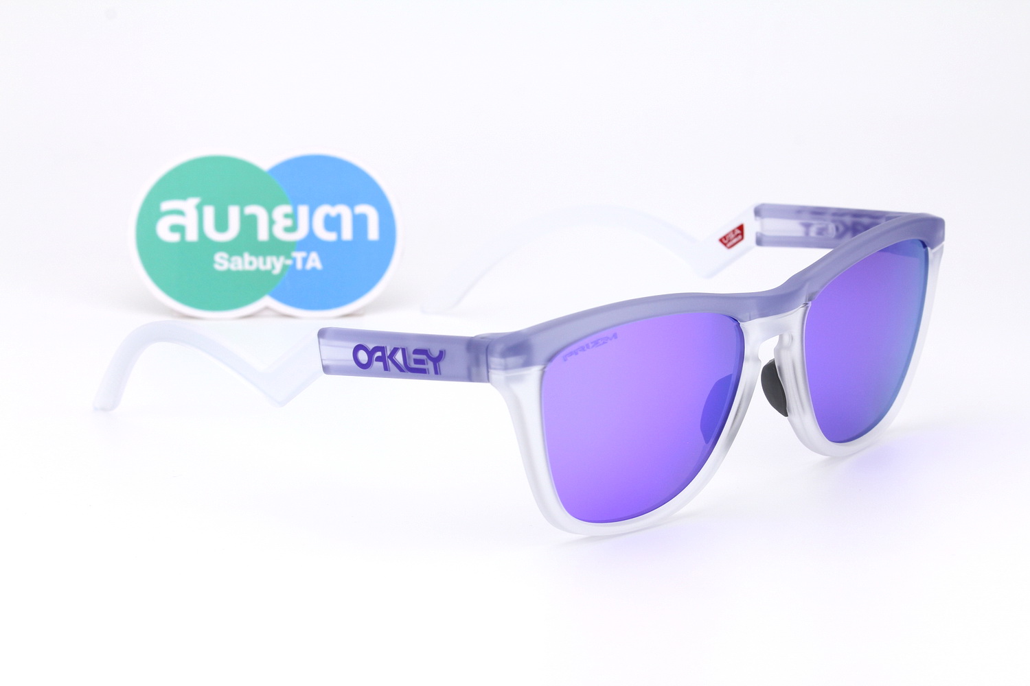 Oakley Frogskins Hybrid Prizm Violet/Matte Trans Lilac-Clear SKU#OO9289-01
