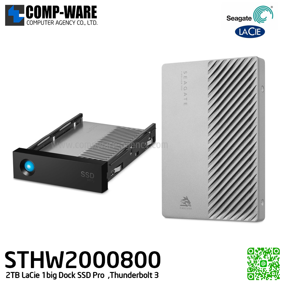 Seagate LaCie 2TB 1big Dock SSD Pro Thunderbolt 3 (STHW2000800) 5Years Warranty // สั่งซื้อขั้นต่ำ MOQ = 2 unit