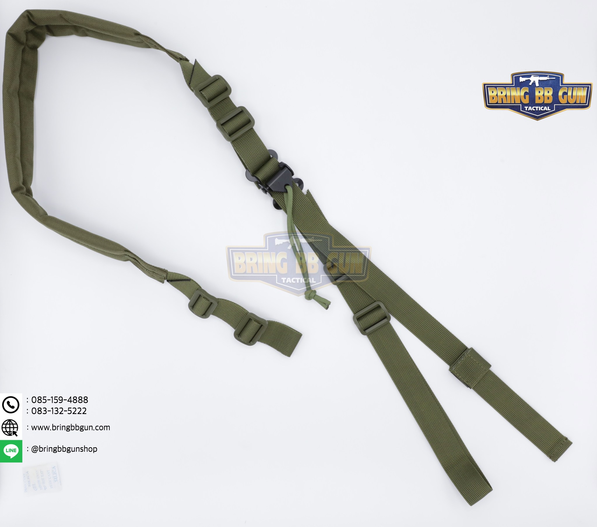 สายสะพายปืน รุ่น สายรองบ่า (Adjustable dual point tactical function rope) (สายสะพาย Viking MK2 Padded Sling)