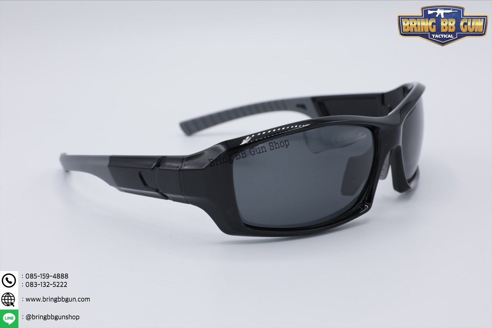 แว่นกันแดด เลนส์ Polarized (เลนส์โพลาไรซ์) รุ่น ทรงสปอร์ต 02