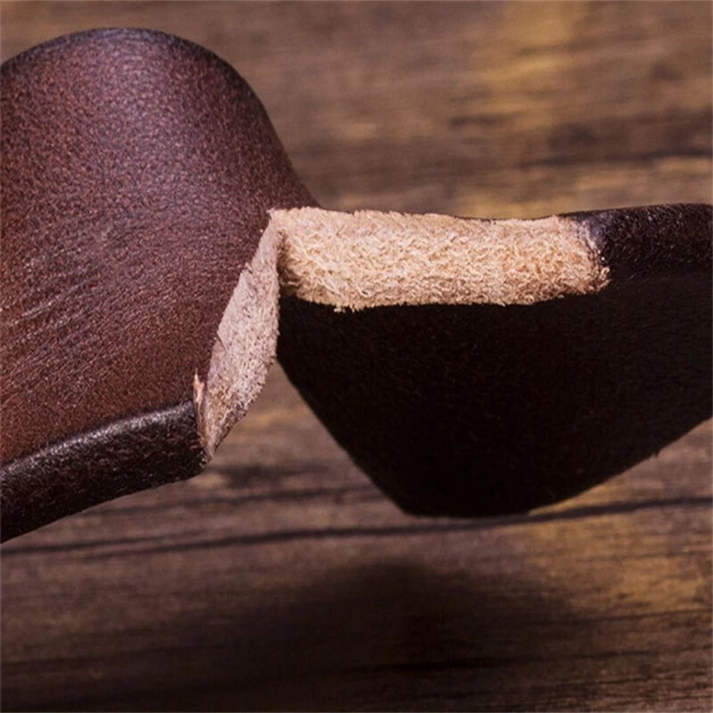 เข็มขัดผู้ชาย เข็มขัดหนังแท้ (หัวทองเหลืองแท้ 100 %) พร้อมเจาะรูเข็มขัดให้ฟรี