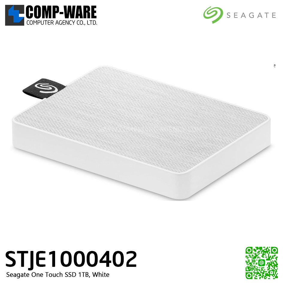 Seagate One Touch 1TB USB 3.0 2.5" Solid State Drive (White) - STJE1000402