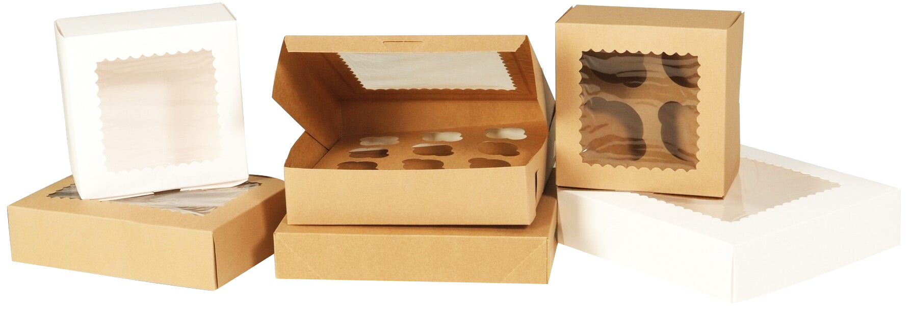 กล่องกระดาษคราฟท์,กล่องขนม,กล่องเบเกอรี่,ถุงหิ้ว