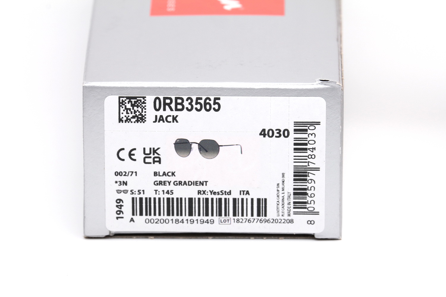 RayBan Jack RB3565 002/71