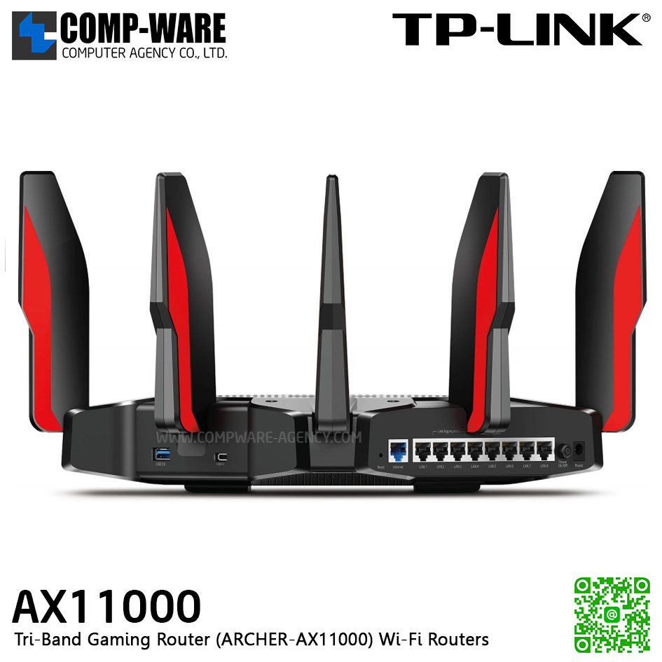 TPLINK AX11000 Next-Gen Tri-Band Gaming Router (ARCHER-AX11000) Wi-Fi Routers