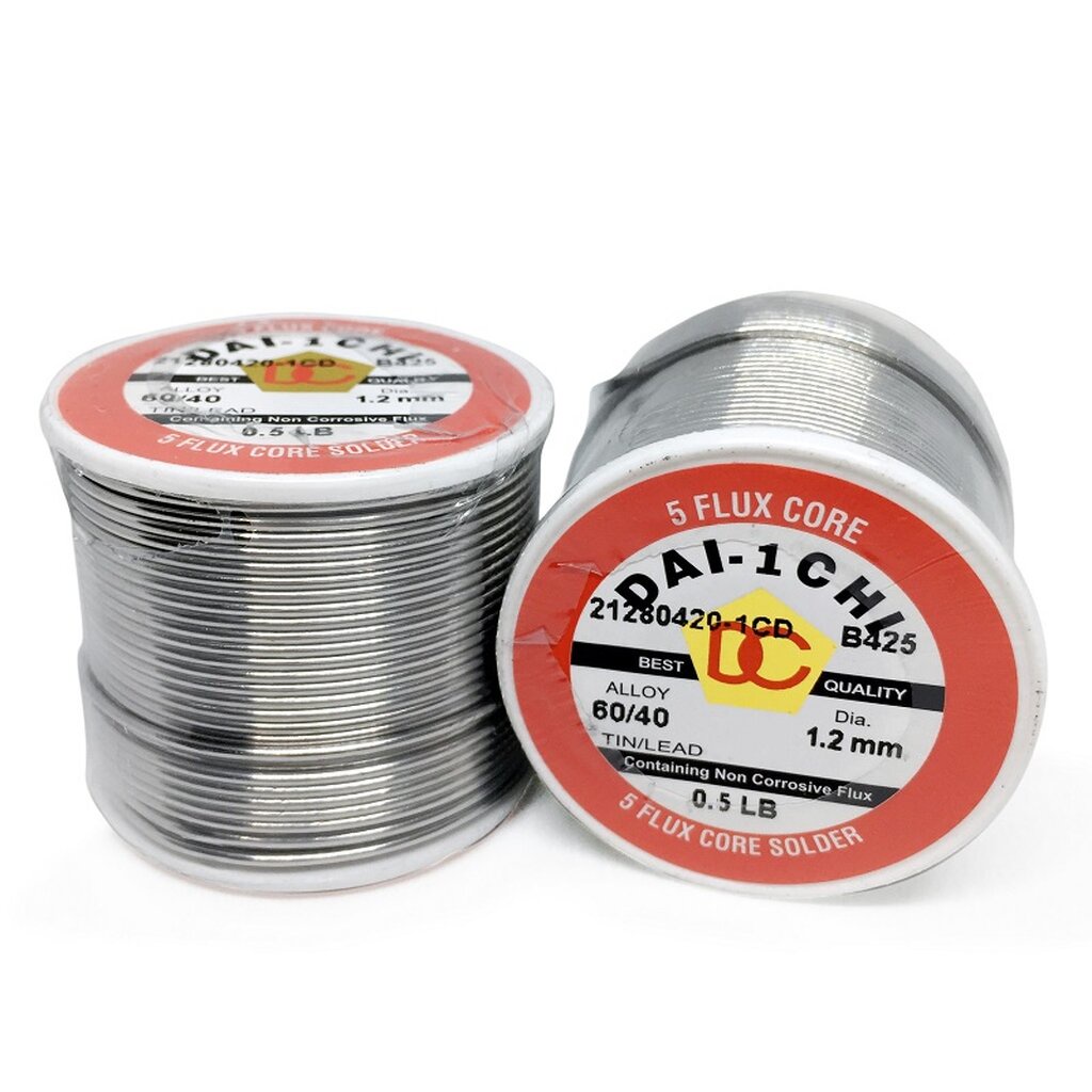 ตะกั่วบัดกรี | DAIICHI | ตะกั่วบัดกรี | ออกบิล VAT ขั้นต่ำ 300 บาท ติดต่อผู้ขาย ส่งรวดเร็ว