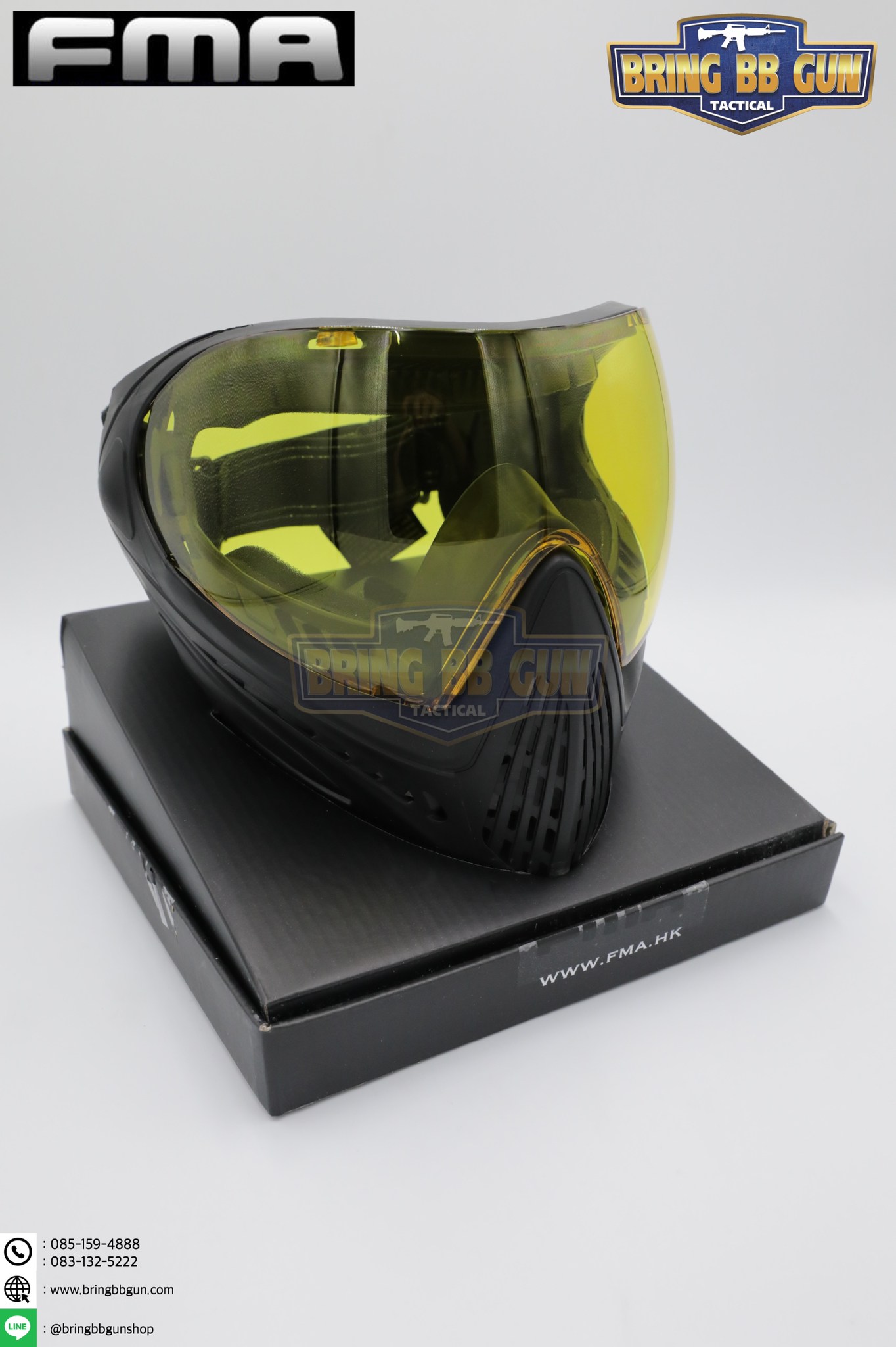 หน้ากาก F1 ยี่ห้อ FMA รุ่น เลนส์ 1 ชั้น