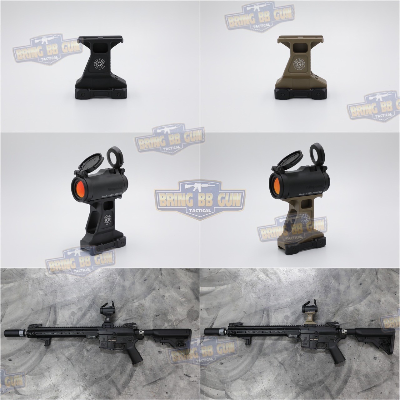 ขายกดอทสูง GBRS Lerna สำหรับดอท T1/T2/M5 (GBRS Group Lerna Mount Kit for Aimpoint)