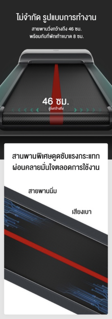 ลู่วิ่งไฟฟ้า Pando Treadmill P3 - White ลู่วิ่งอัจฉริยะรุ่นใหม่มาพร้อม Bluetooth ผ่อน 0% l รับประกัน 1 ปี