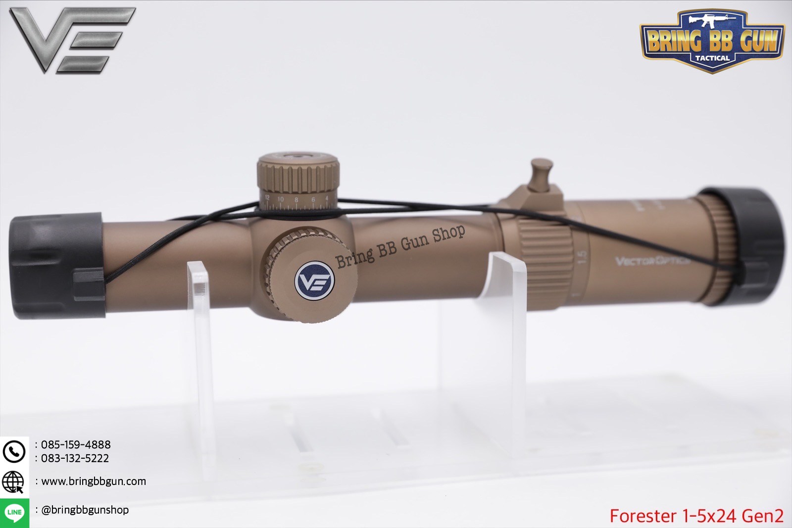 สโคปยิงไว ยี่ห้อ Vector Optics รุ่น Forester 1-5x24 Gen2 (Vector Optics Forester 1-5x24 Gen2)