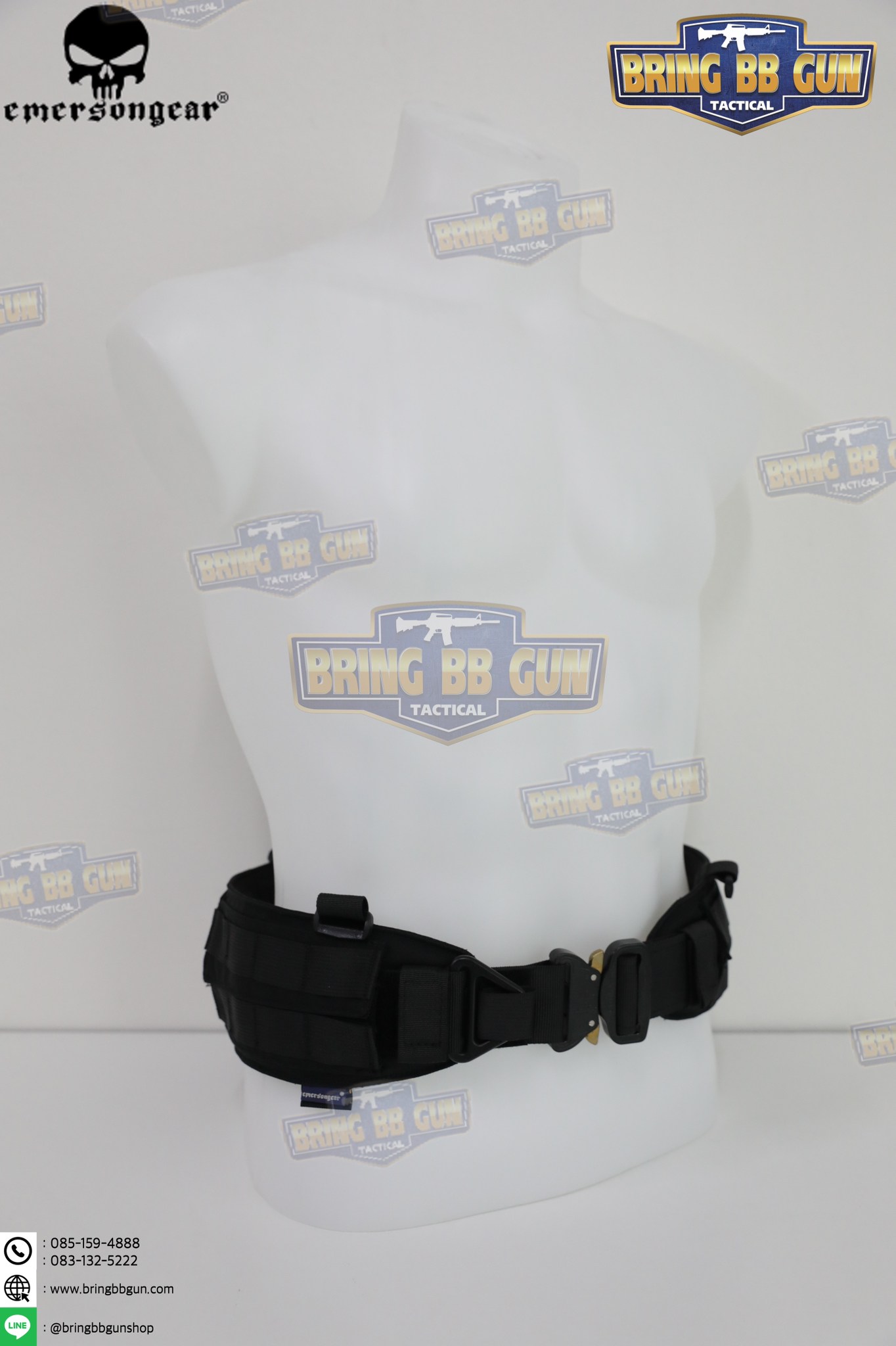 เข็มขัดยุทธวิธี รุ่น Cobra แบบมีนวม ยี่ห้อ Emerson (EmersonGear COBRA Battle Belt) (Battle Belt) (War Belt)