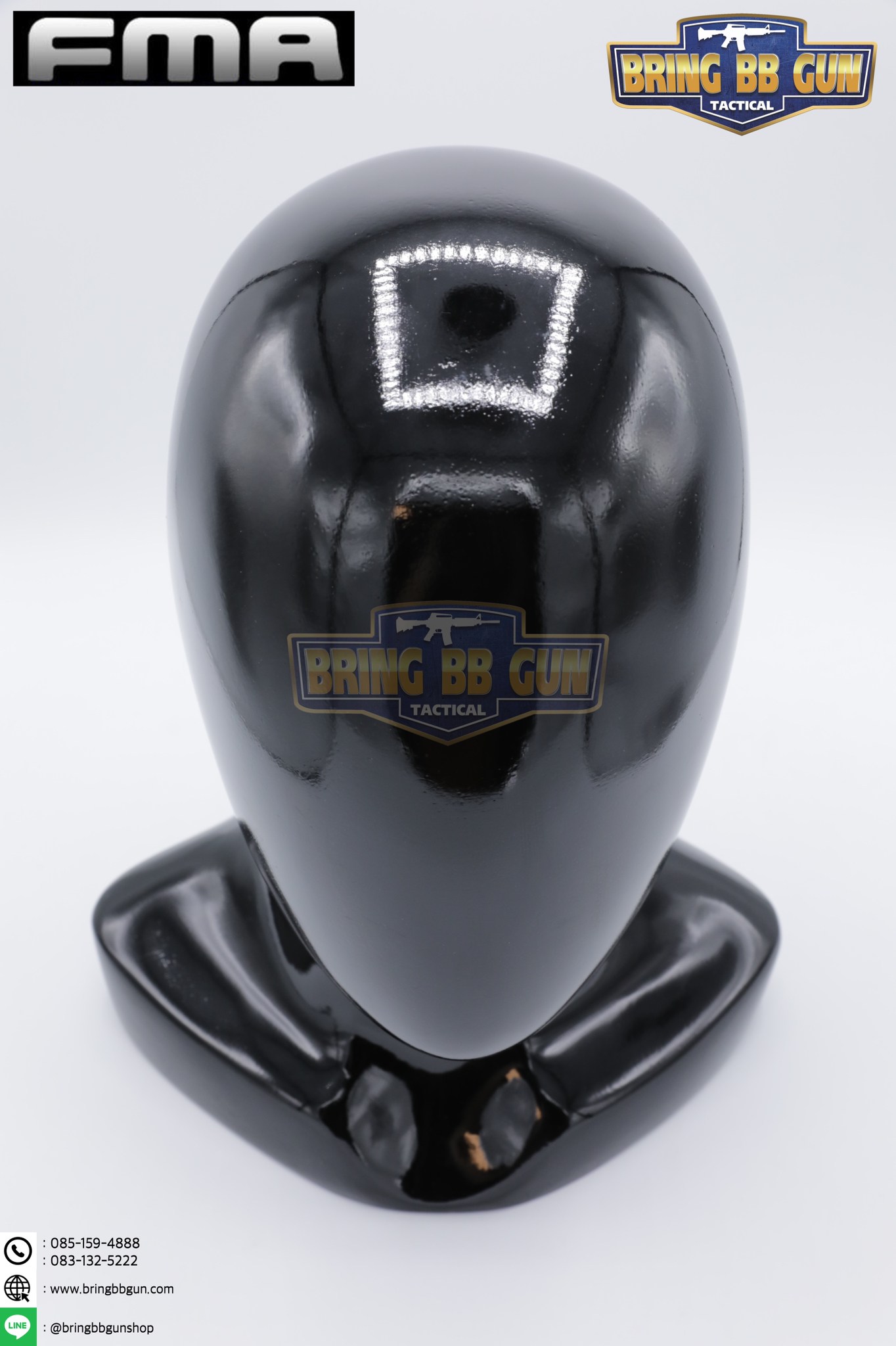 หัวหุ่น ยี่ห้อ FMA (Helmet Display Model) ขนาด : 15*25*30 cm. น้ำหนัก : 1.3 กิโลกรัม