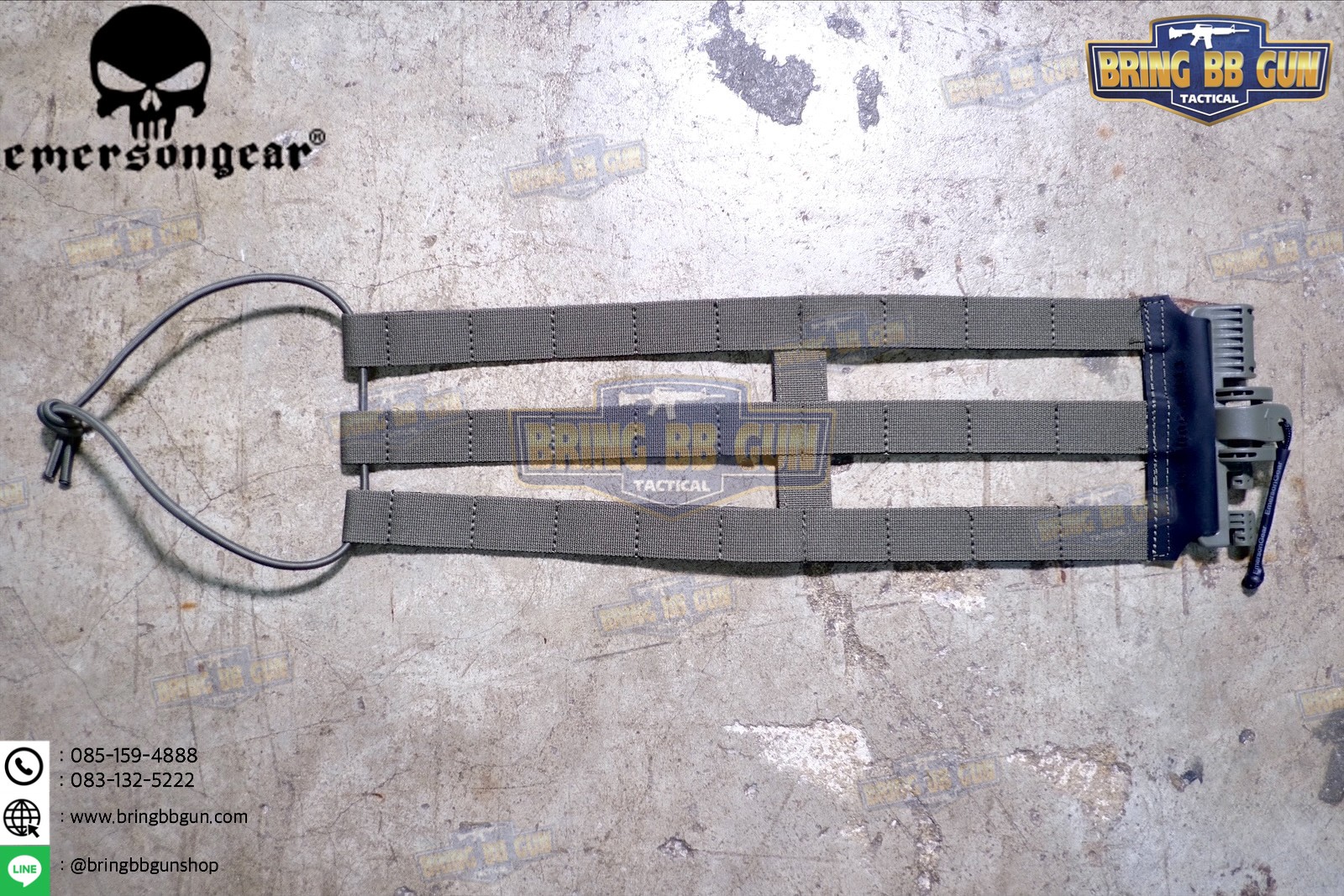 ชุดเซ็ตปลดเสื้อเกราะไว (ชุดสายโอบ-ปลดไว) ยี่ห้อ Emerson (Vest single point quick release Mesh Cummerbund) (Quick Release Cummerbund Set)