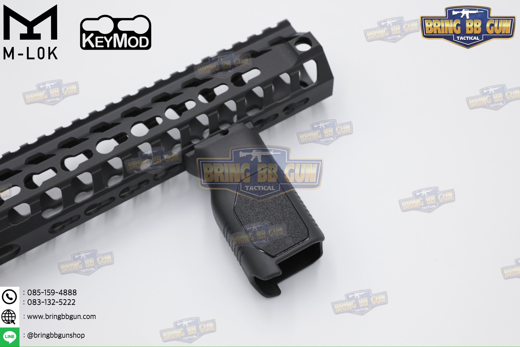 กริ๊ปมือหน้า STRIKE AVG (รุ่นยาว) (ใช้ได้กับชุดหน้าระบบราง M-Lok และ ระบบราง Keymod เท่านั้น)