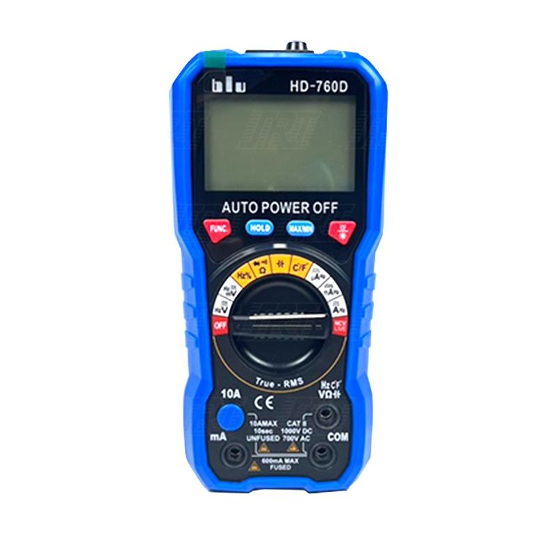 มัลติมิเตอร์ดิจิตอล HD-760D | M-HD-760D | มิเตอร์ BLU | Digital Multimeter | ของแท้100% | ส่งเร็ว