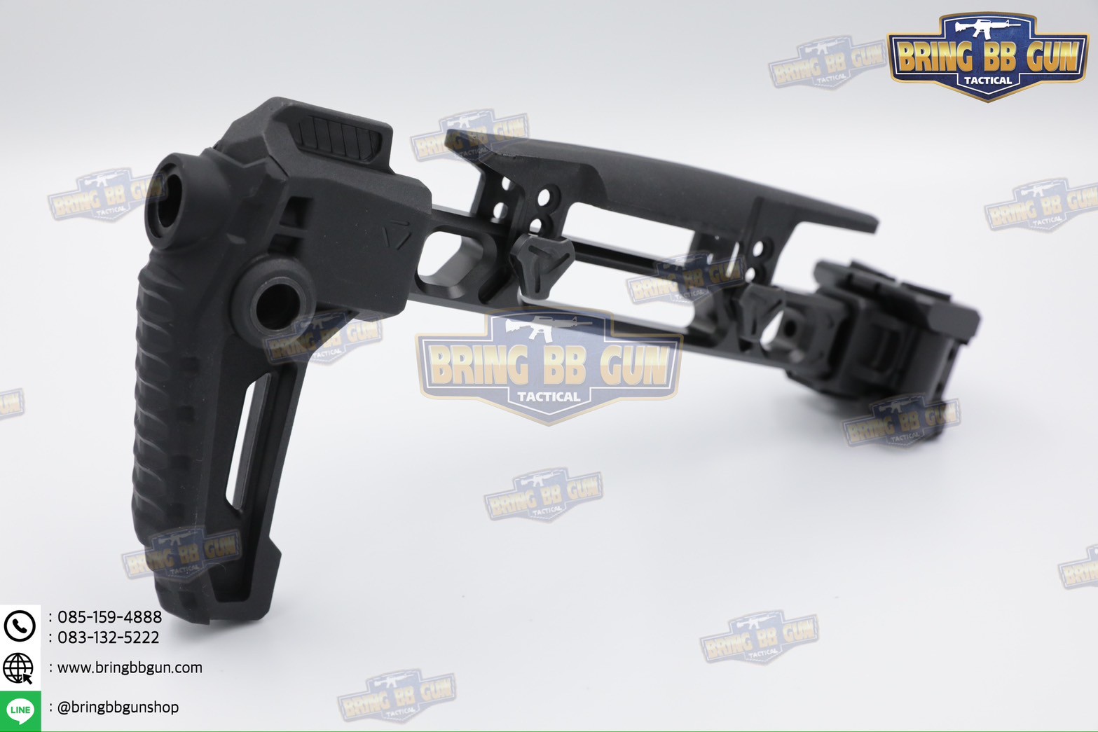 พานท้ายปืนแบบพับได้2ฝั่ง (Strike Dual Folding Adapter) รุ่น Strike FSA Dual Folder (The Strike Dual Folding Adapter) (Dual Folding Adapter) (Strike Hard,Strike Fast) (SI) (MCX) (MPX) (1913)