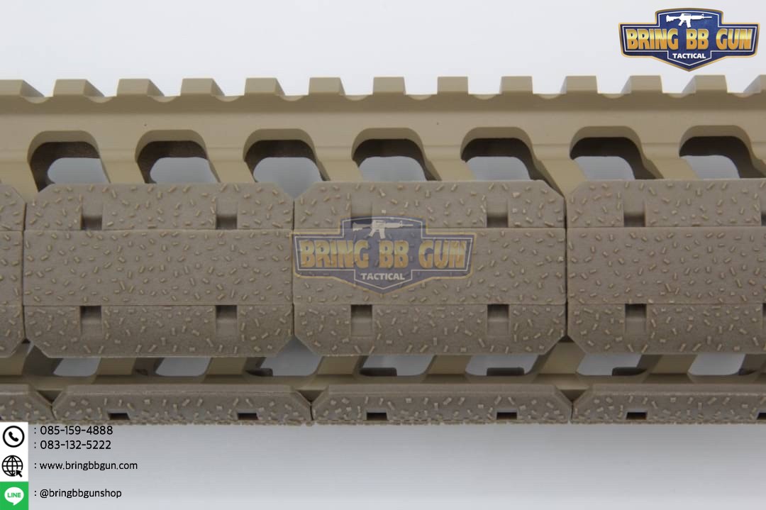 Rail Cover M-Lok Type 2 (ใน1ชุดมี12ชิ้น)(ใช้ได้กับชุดหน้าระบบราง M-Lok เท่านั้น)