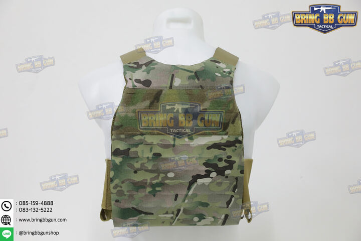 เสื้อเวส FCSK 3.7 (เสื้อเวส FCSK 3.0 + เพ้าแม็กกาซีน MK5 (5.56 แบบ3ช่อง)) (FCSK 3.7 Plate Carrier) (FCSK 3.0 + MK5 Front Flap)