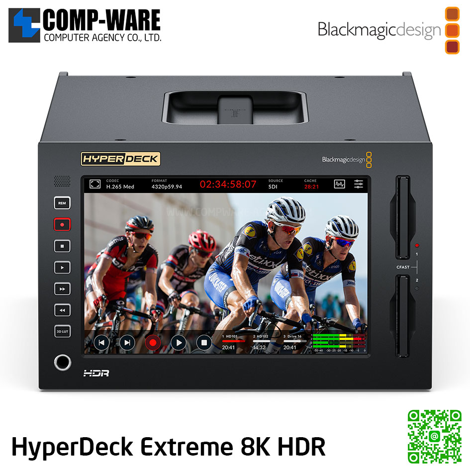 Blackmagic HyperDeck Extreme 8K HDR (1Year Warranty)