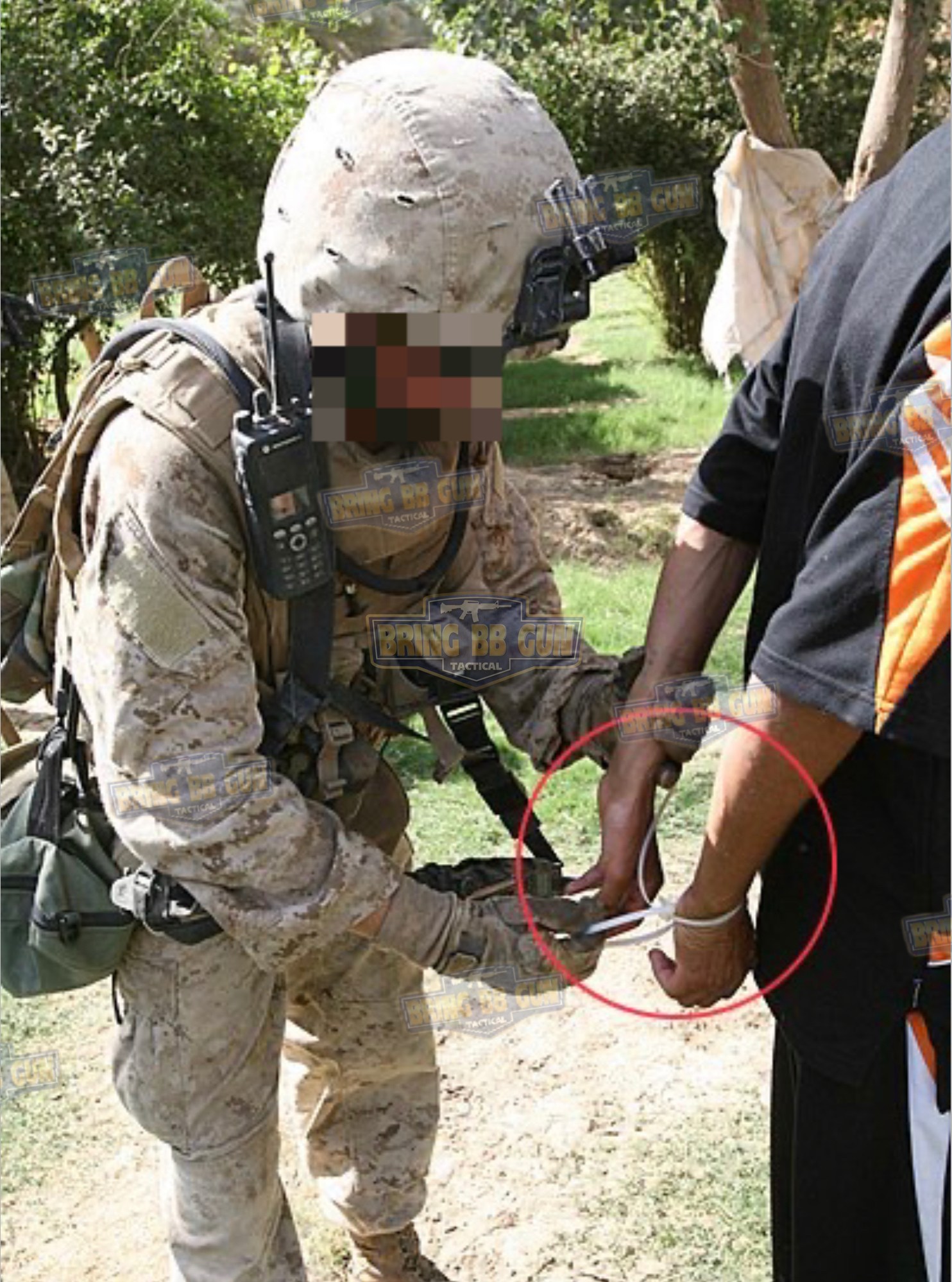 กุญแจมือสาย Cable Ties (เคเบิ้ลไทร์รัดข้อมือ) (Cable Ties Handcuffs) (Plastic Habdcuffs) (Zip Ties Handcuffs) รุ่น B01