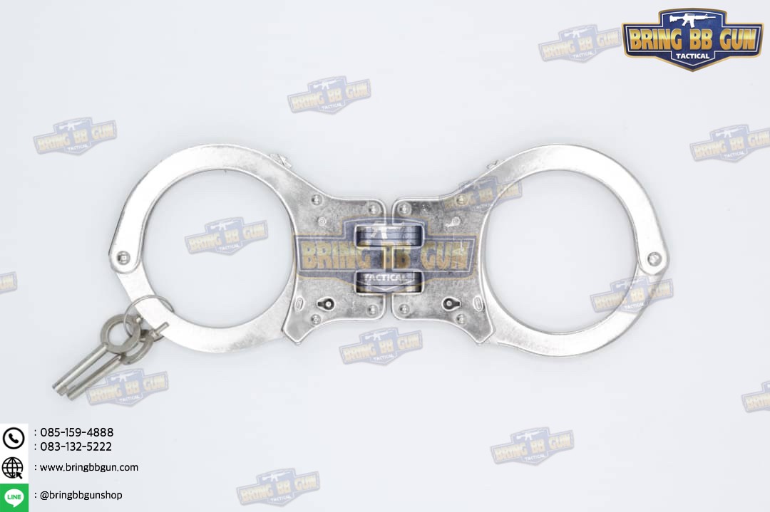 กุญแจมือ รุ่นบานพับ ดอกกลม