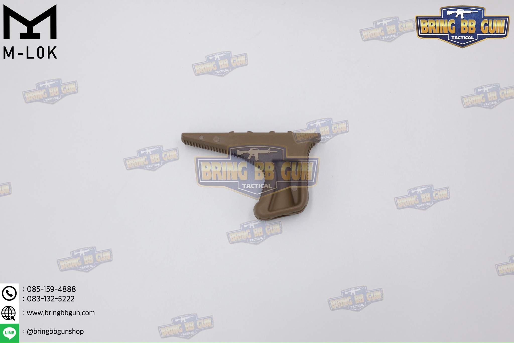 กริ๊ปมือหน้า BCM KAG (Angled Foregrip) (Kinesthetic Angled Grip) (ใช้ได้กับชุดหน้าระบบราง M-Lok เท่านั้น)