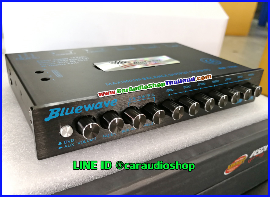 ปรีแอมป์ 7 แบนด์ คุณภาพดี BLUEWAVE BW-777 (รุ่นนี้วงจรและเสียงดีสุด จำนวนจำกัด)
