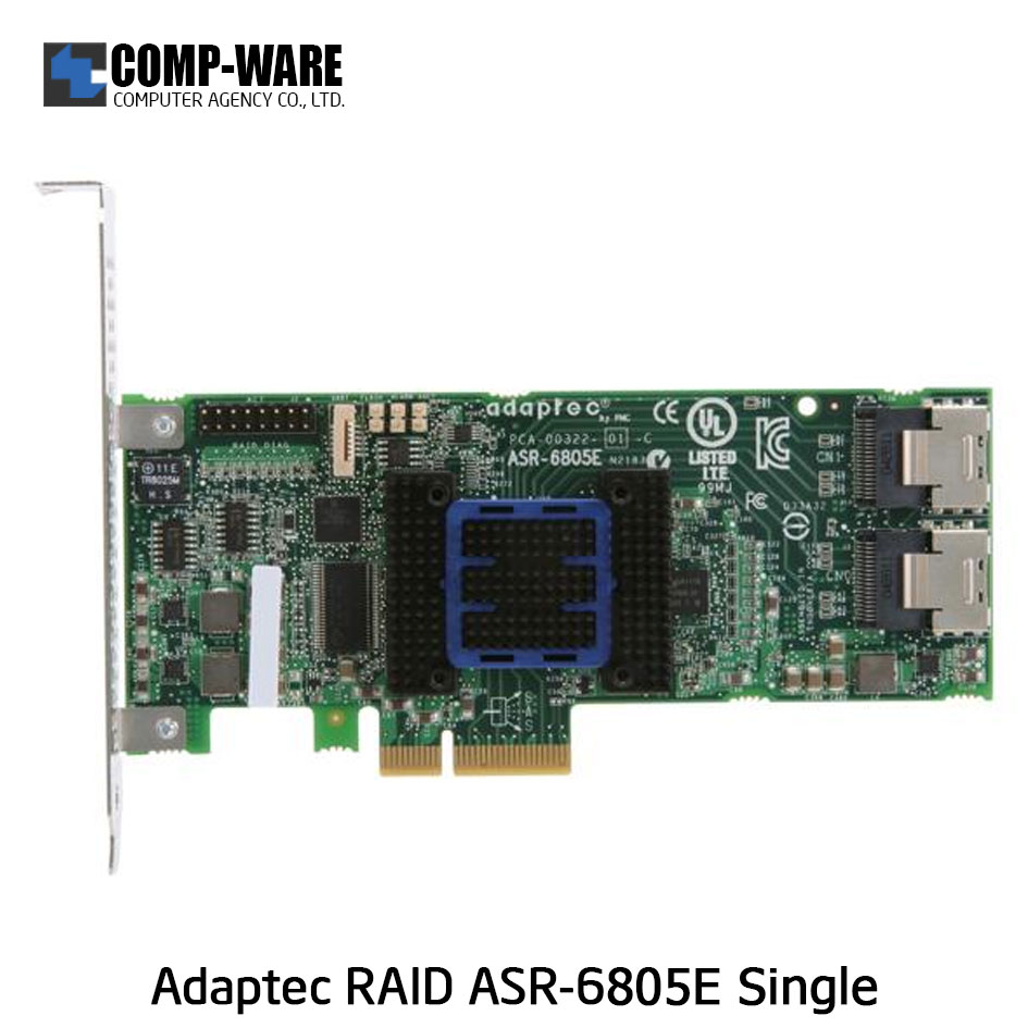 Microsemi Raid Controller 2270900-R (8-Port Internal) PCIe ASR-6805E Single