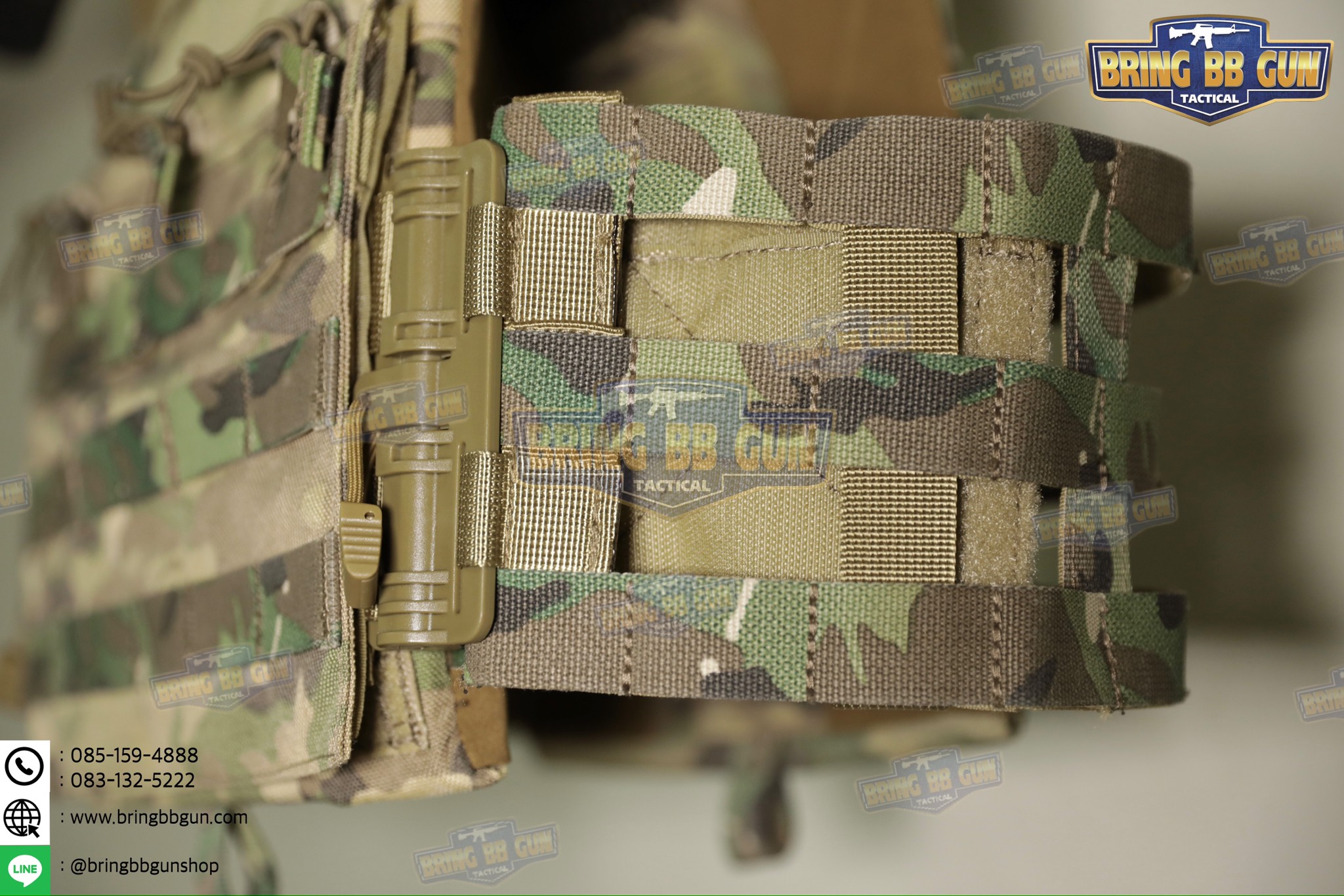 ชุดเซ็ตปลดเสื้อเกราะไว (ชุดปลดไวเสื้อเวส QR1) (Molle Quick Release Buckle Set)