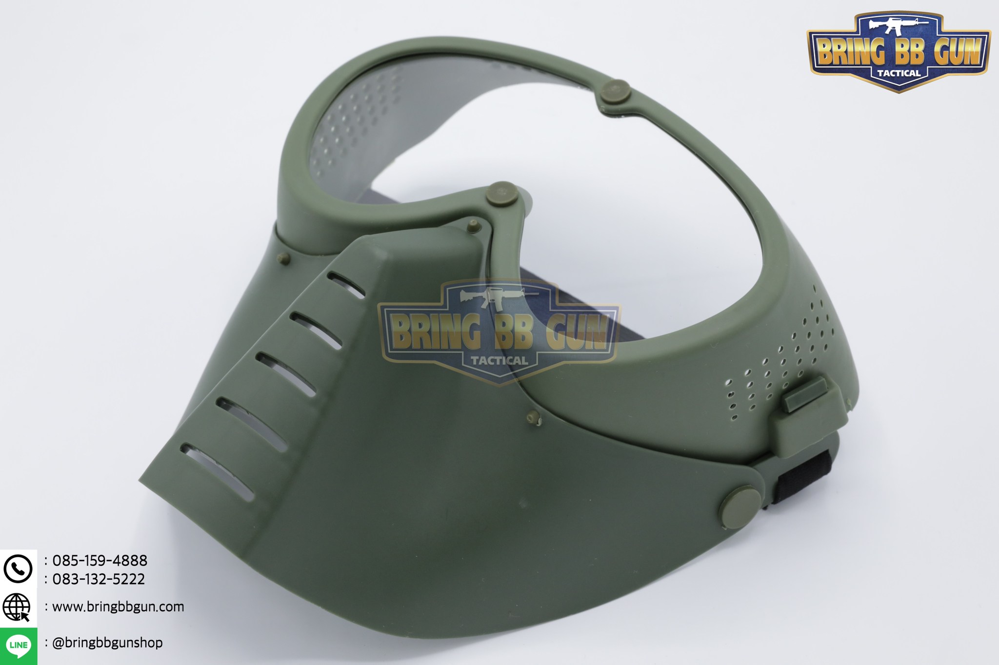 หน้ากากลิง มี2รุ่นให้เลือก รุ่นเลนส์กระจก รุ่นเลนส์ตระแกรง