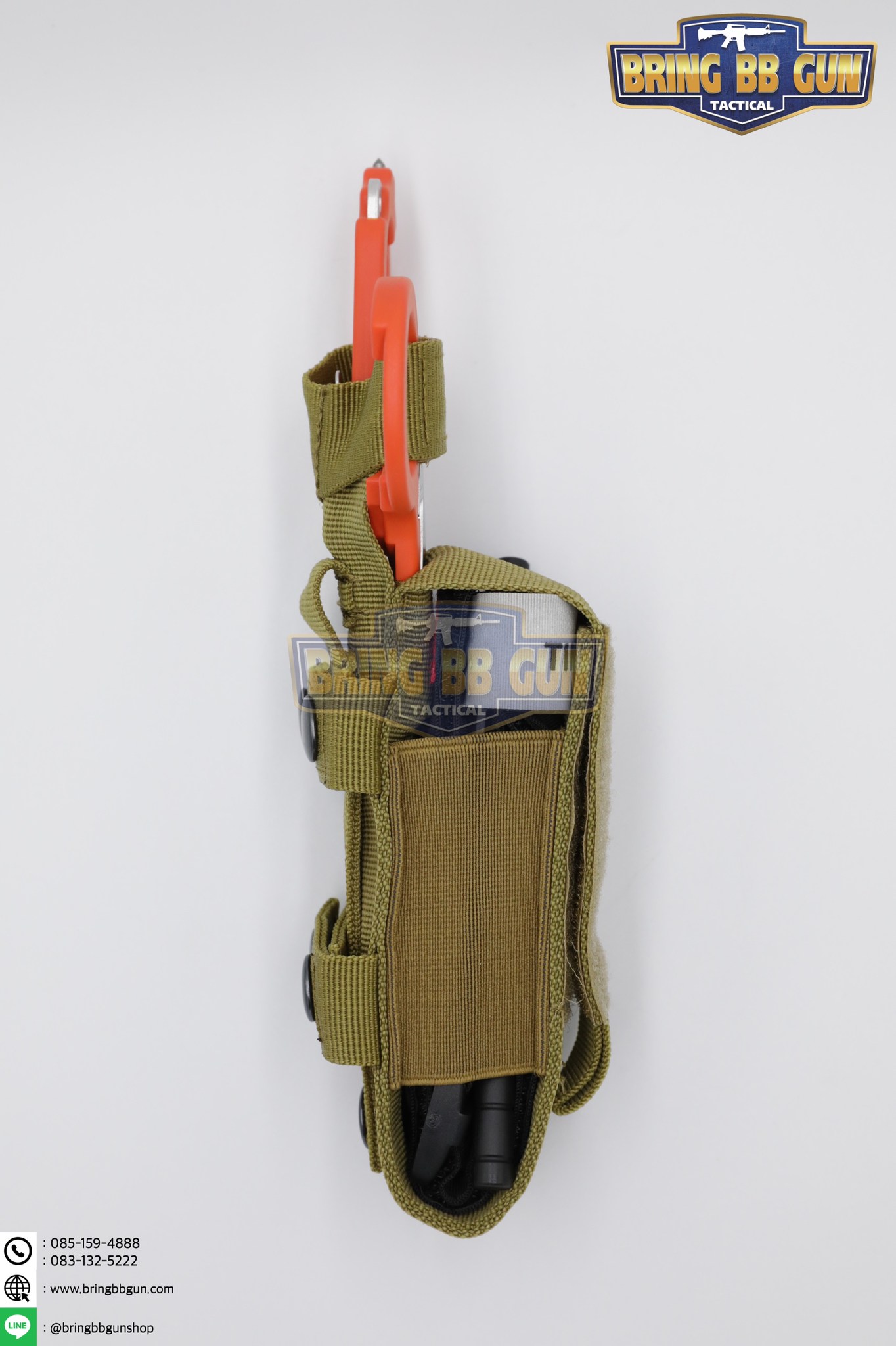 ชุดเพ้าผ้าใส่สายห้ามเลือด+กรรไกรแพทย์สนาม LM Raptor (ซองผ้าใส่สายรัดห้ามเลือด+สายรัดห้ามเลือด+กรรไกร LM Raptor)