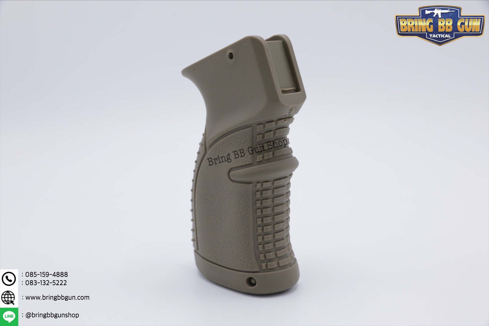 กริ๊ปมือหลังAK ระบบ GBB ยี่ห้อ FAB Defense รุ่น Rubberized Eronomic (กริ๊ปมือแก็ส)