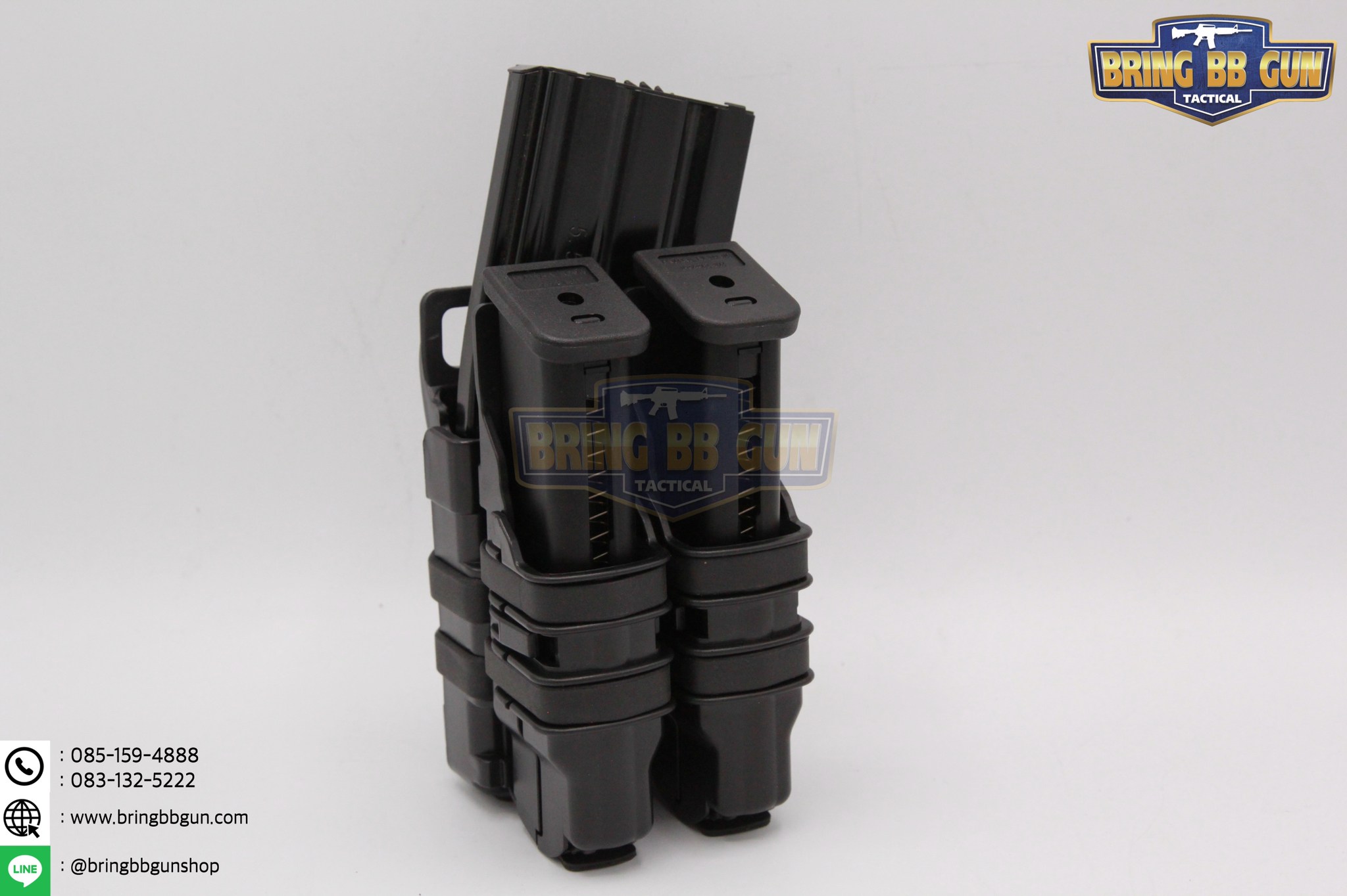 Fast Mag ปืนสั้น (คู่) (ซองแม็กกาซีนคู่ แบบแข็ง) (เพ้าแม็กกาซีนคู่)