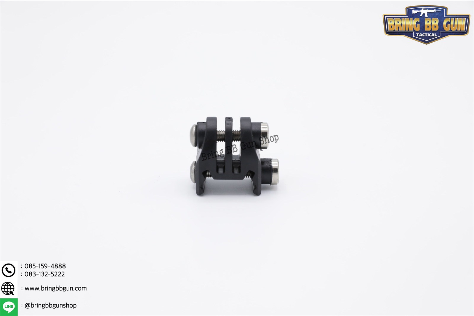 ขาจับกล้อง Action Camera ติดรางรางไฟ (ราง20มม.) (ขาจับกล้อง Go Pro ติดรางรถไฟ ราง20มม.)