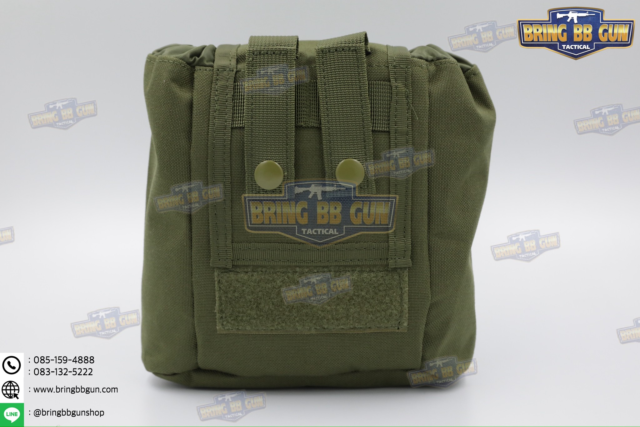 ถุงทิ้งแม็กกาซีนแบบพับได้ B01 (ถุงเก็บอุปกรณ์) (Tactical Storage Bag) (Folding Magazine Recycling Bags) (Drop Pouch) (Dump Pouch)