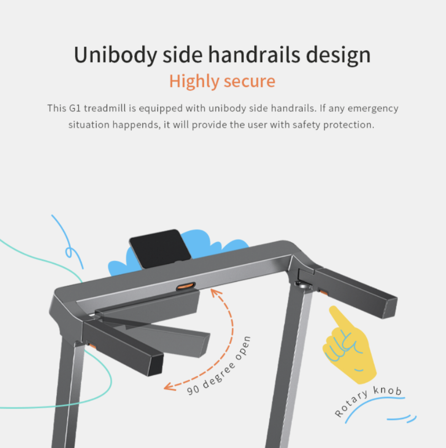 16990ทักแชทผ่อน0%ค่าส่ง 0บ.(Global Version) Kingsmith G1 ลู่วิ่งไฟฟ้าพับเก็บได้ ลู่วิ่งสายพาน ลู่วิ่งไฟฟ้า xiaomi