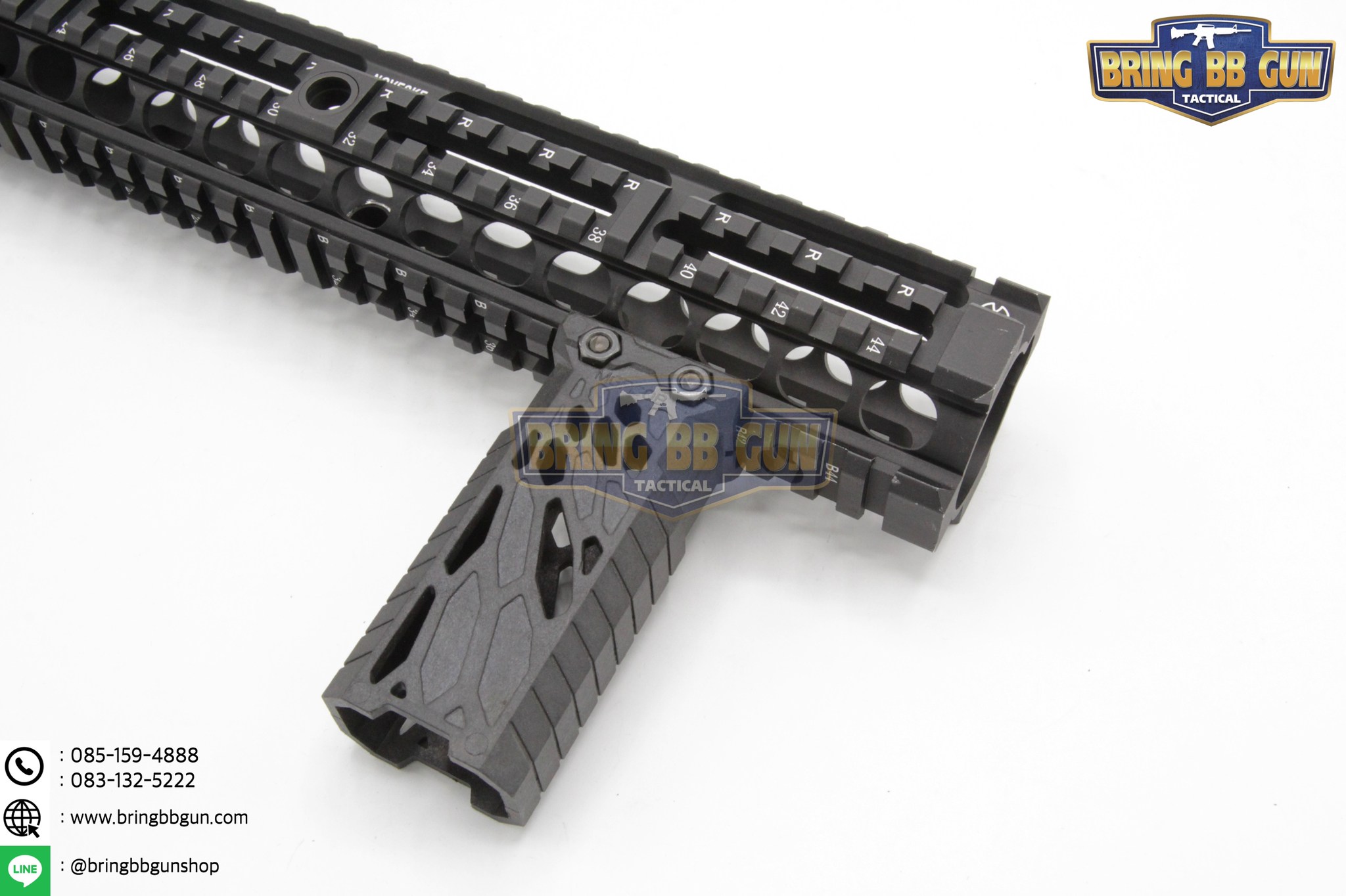 กริ๊ปมือหน้า ยี่ห้อMGPCQB (กริ๊ปมือหน้าฉลุลาย)