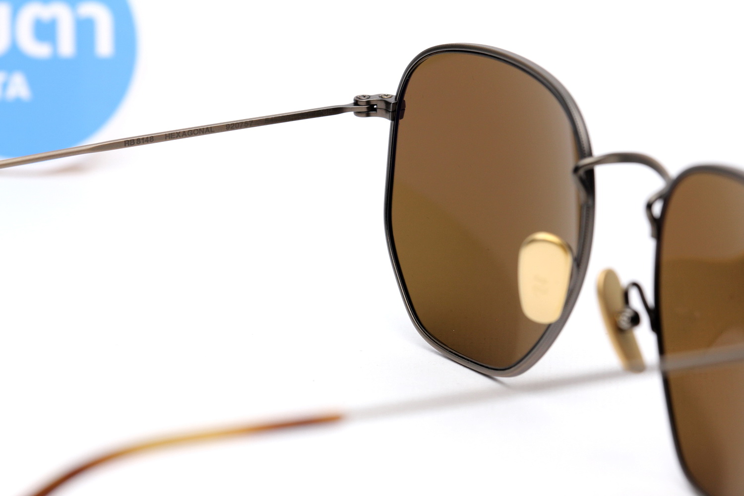 RayBan RB8148 920757 POLARIZED HEXAGONAL TITANIUM COLLECTION