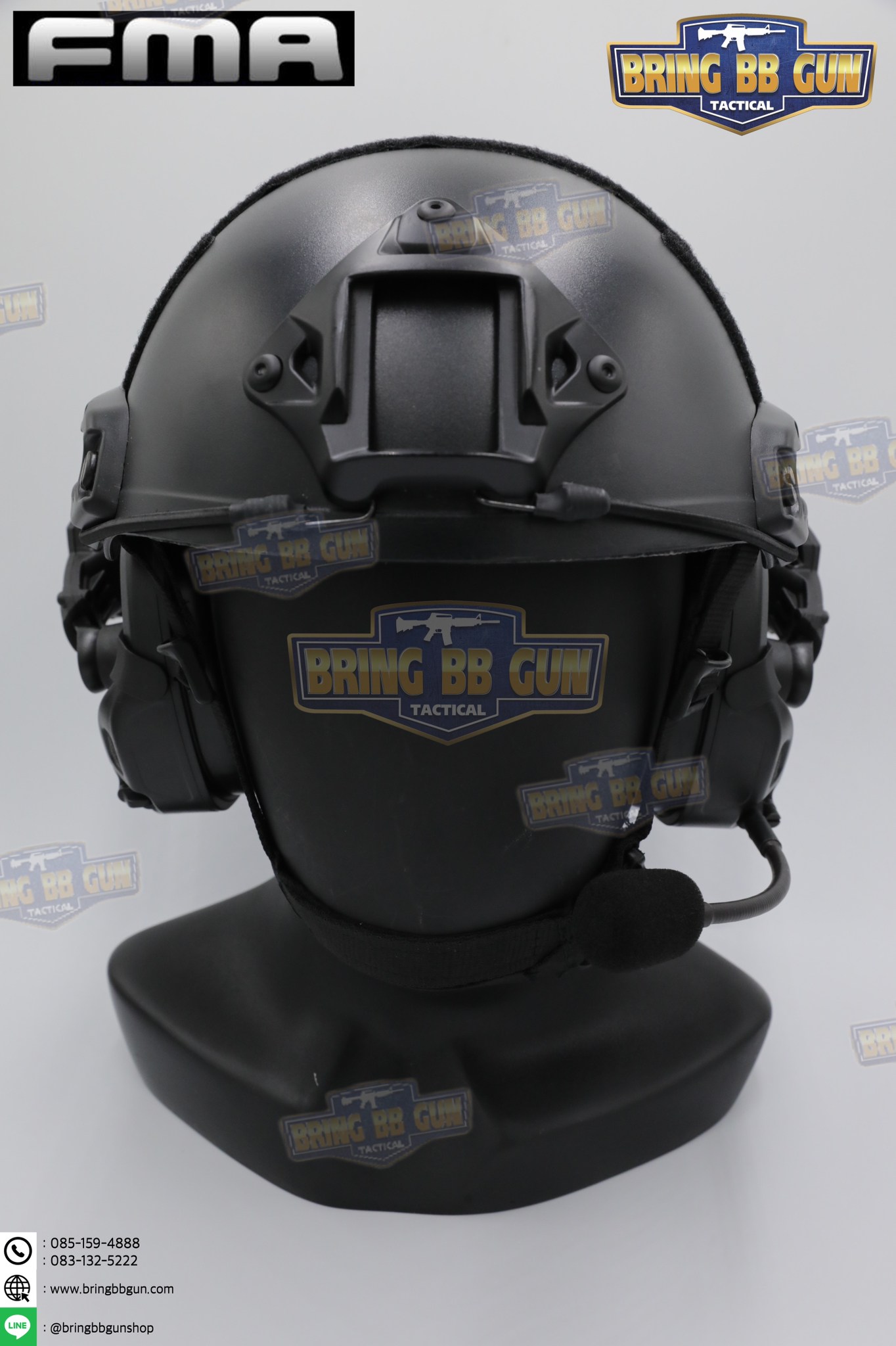 หูฟังสื่อสารตัดเสียงได้ ทรง Ops-Core AMP ยี่ห้อ FMA (FCS AMP tactical communication shooting headset noise reduction) (AMP)