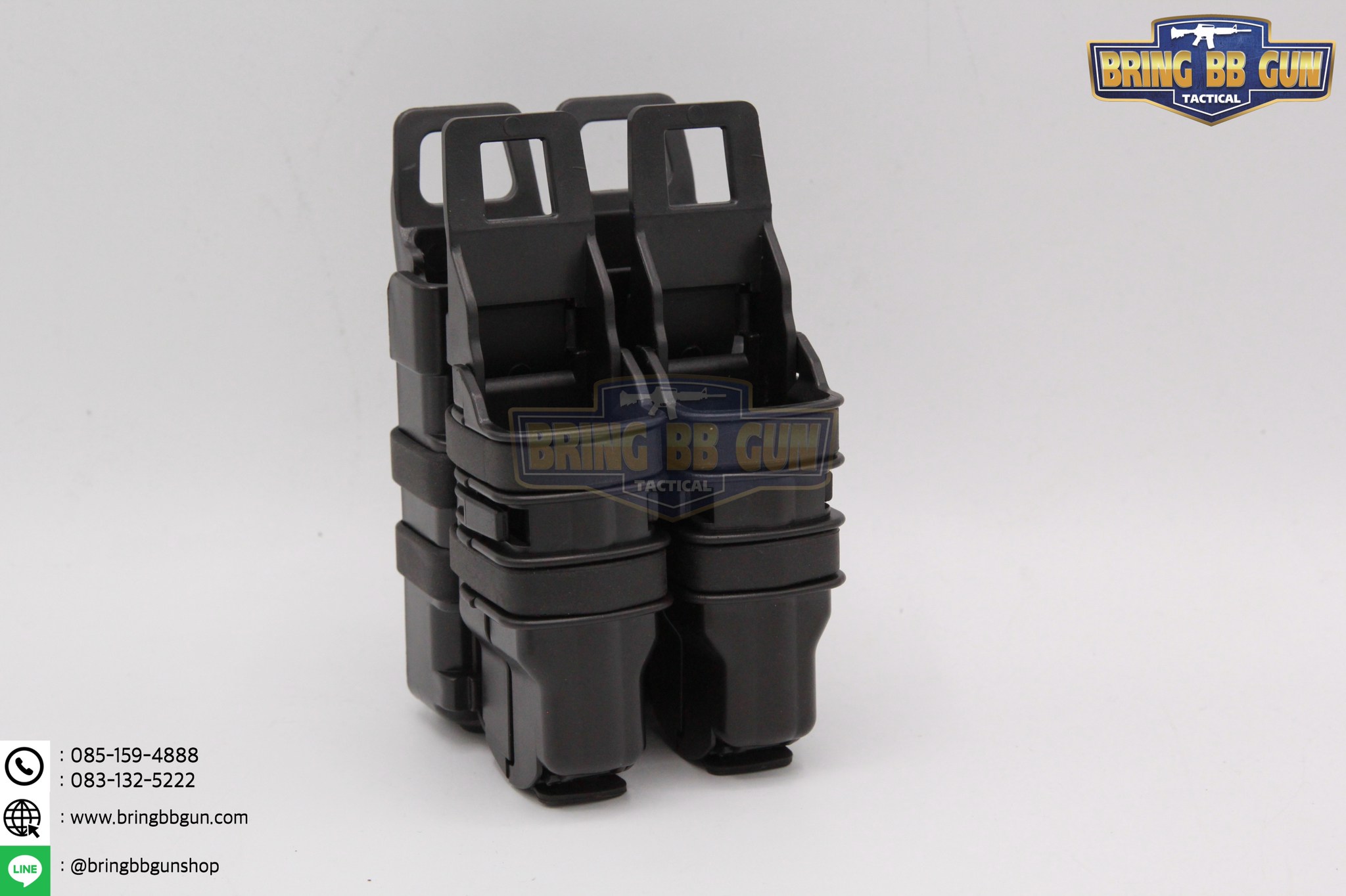 Fast Mag ปืนสั้น (คู่) (ซองแม็กกาซีนคู่ แบบแข็ง) (เพ้าแม็กกาซีนคู่)