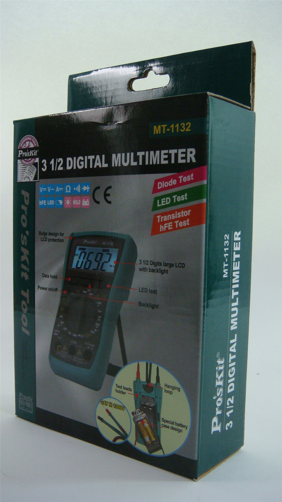 MT-1132 ดิจิตอลมิเตอร์ 3 1/2 MT-1132 PRO'S KIT