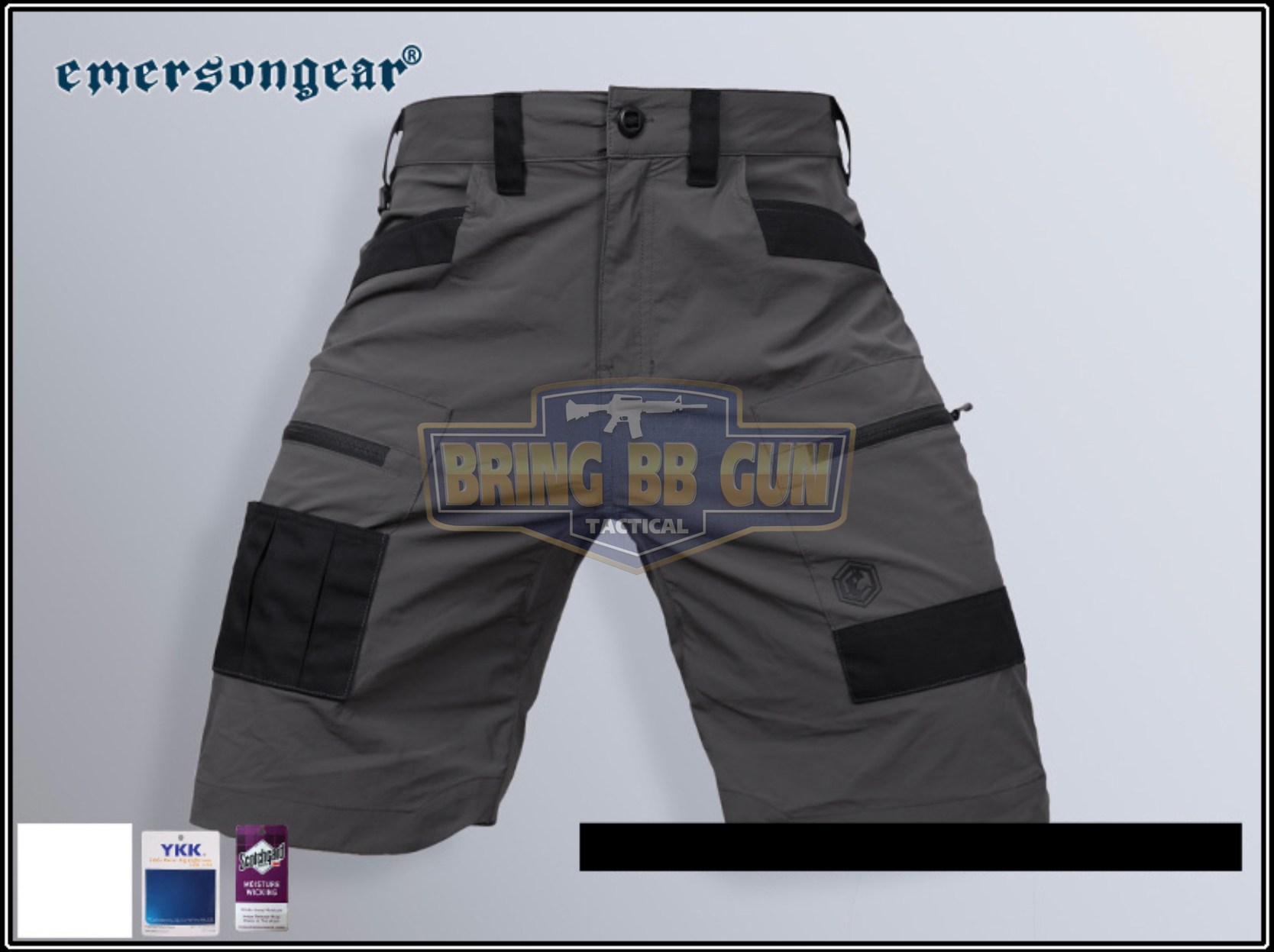 กางเกงขาสั้น ทรงยุทธวิธี ยี่ห้อ Emerson รุ่น Mastiff (กางเกง IPSC , IDPA)(กางเกง Tactical) (กางเกงแคมป์ปิ้ง) (กางเกงเดินป่า) (Emerson Mastiff Training Shorts)