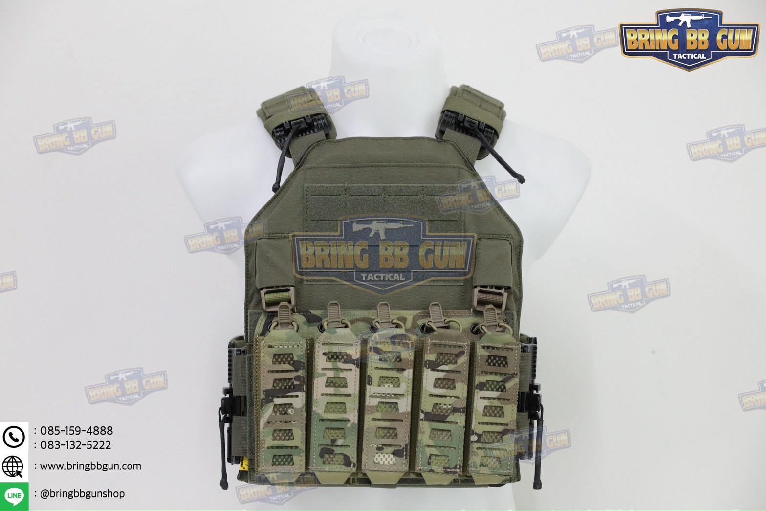 เพ้าแม็กกาซีน MP5/MPX ทรง Corso (SMG แบบ5ช่อง) (Front Panel Dagger for SMG) (Corso Tac.) (Velcro Panel)